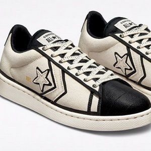 Converse x Joshua Vides Pro Leather Low Top, Sz US6 (M), US7.5 (W)